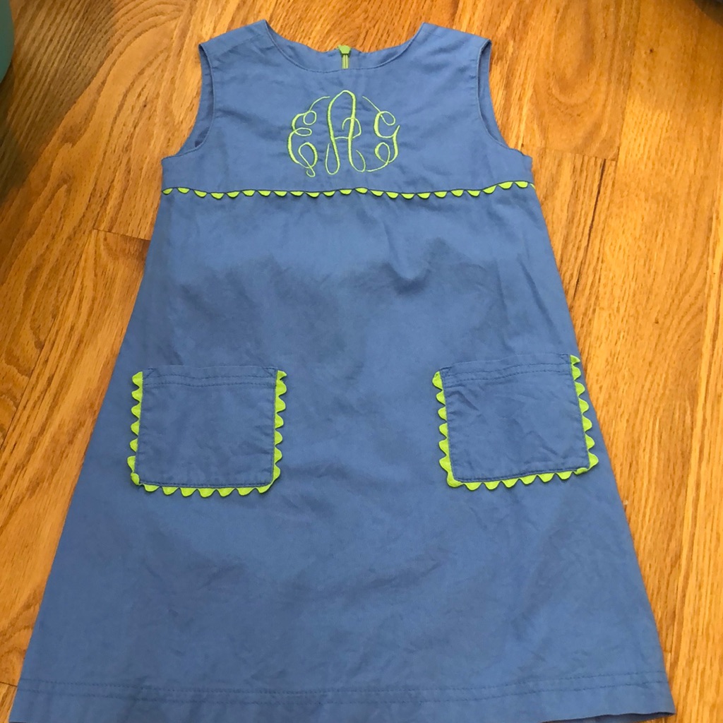 Tiny Bubbles Eag Monogram Dress